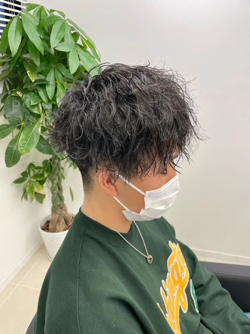 ショート カラー パーマ ヘアアレンジ メンズ カット パーマ ヘアセット 🔥メンズ特化🔥 木村 祐太のヘアスタイル