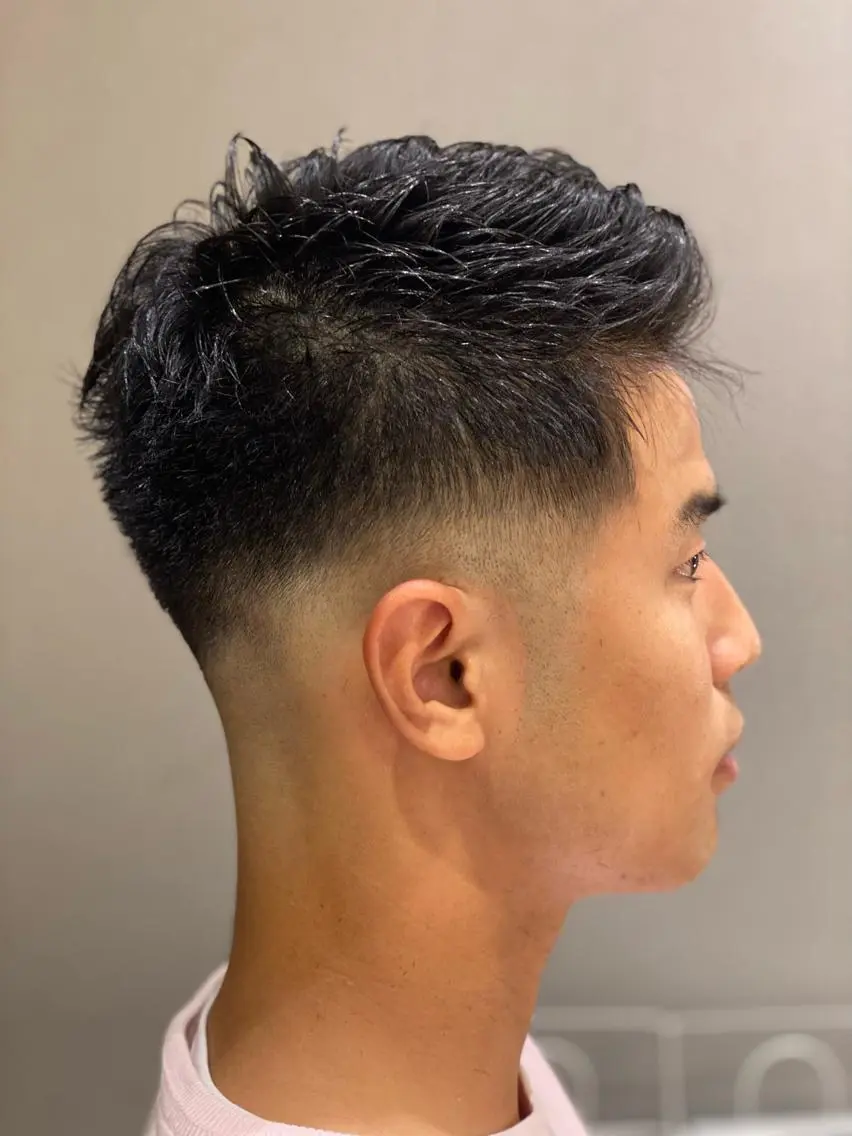 メンズ フェードカット unopulir 景山　凌のヘアスタイル