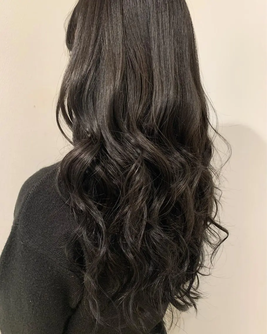 セミロング ヘアアレンジ シールエクステ エクステ エクステ 🎨カラー満足度 500%💫ヅル💫のヘアスタイル