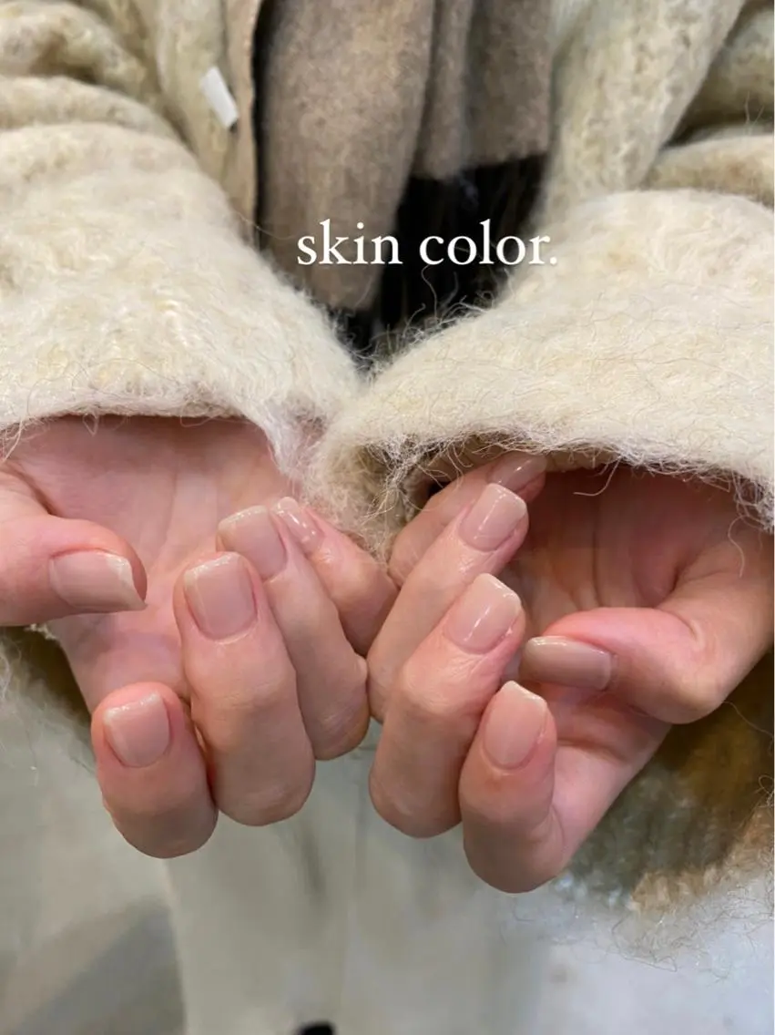 ネイル ニュアンスネイル 春ネイル 草加ニュアンスネイル 🌚hersのネイルデザイン