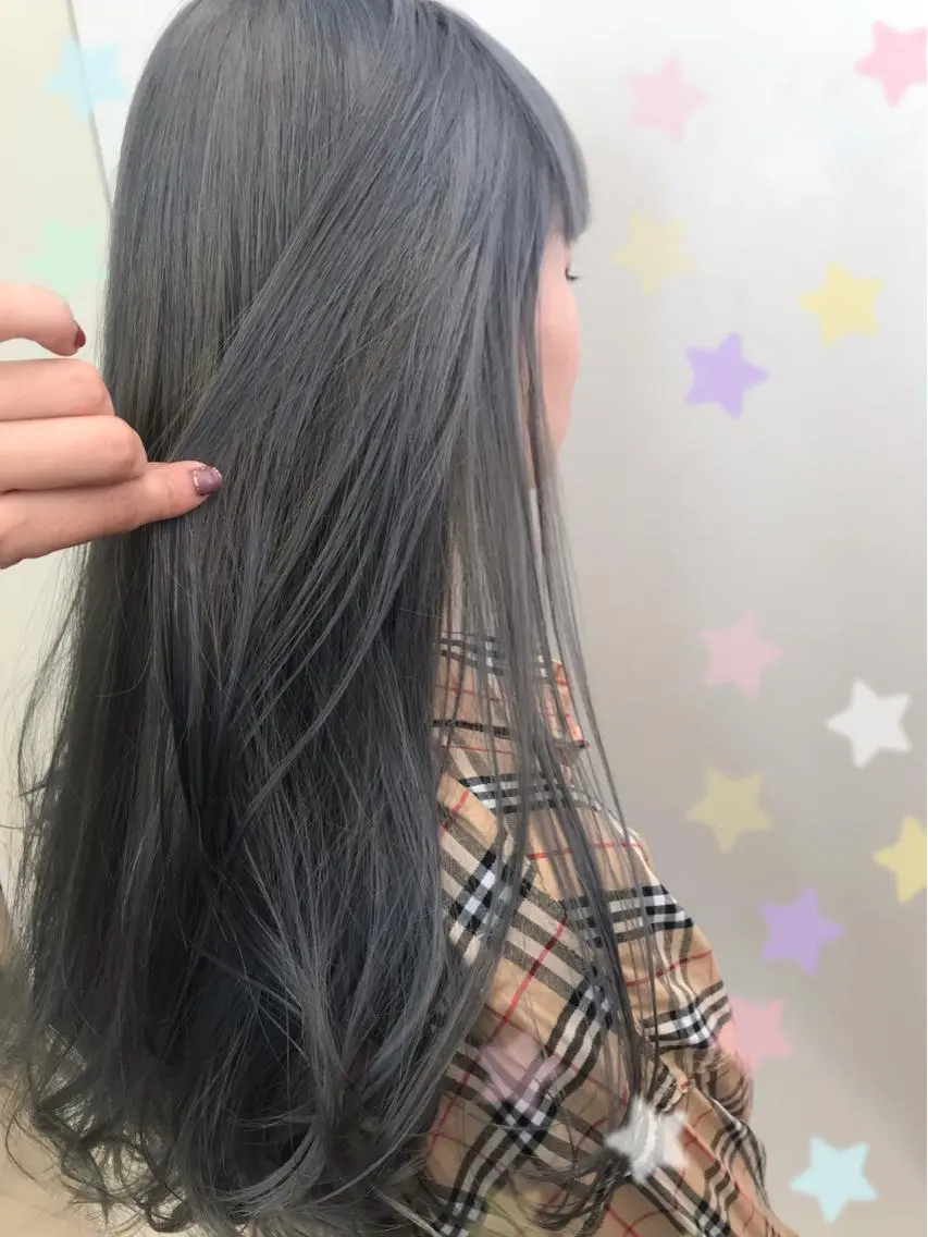 ミディアム カラー ブリーチ 新宿駅近♡個室 ♡関口三都季🌜のヘアスタイル