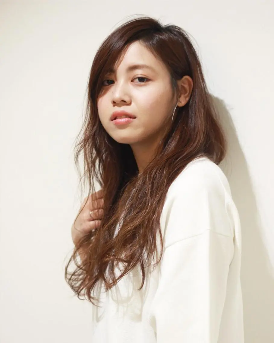 ロング fuchigami suzunoのヘアスタイル