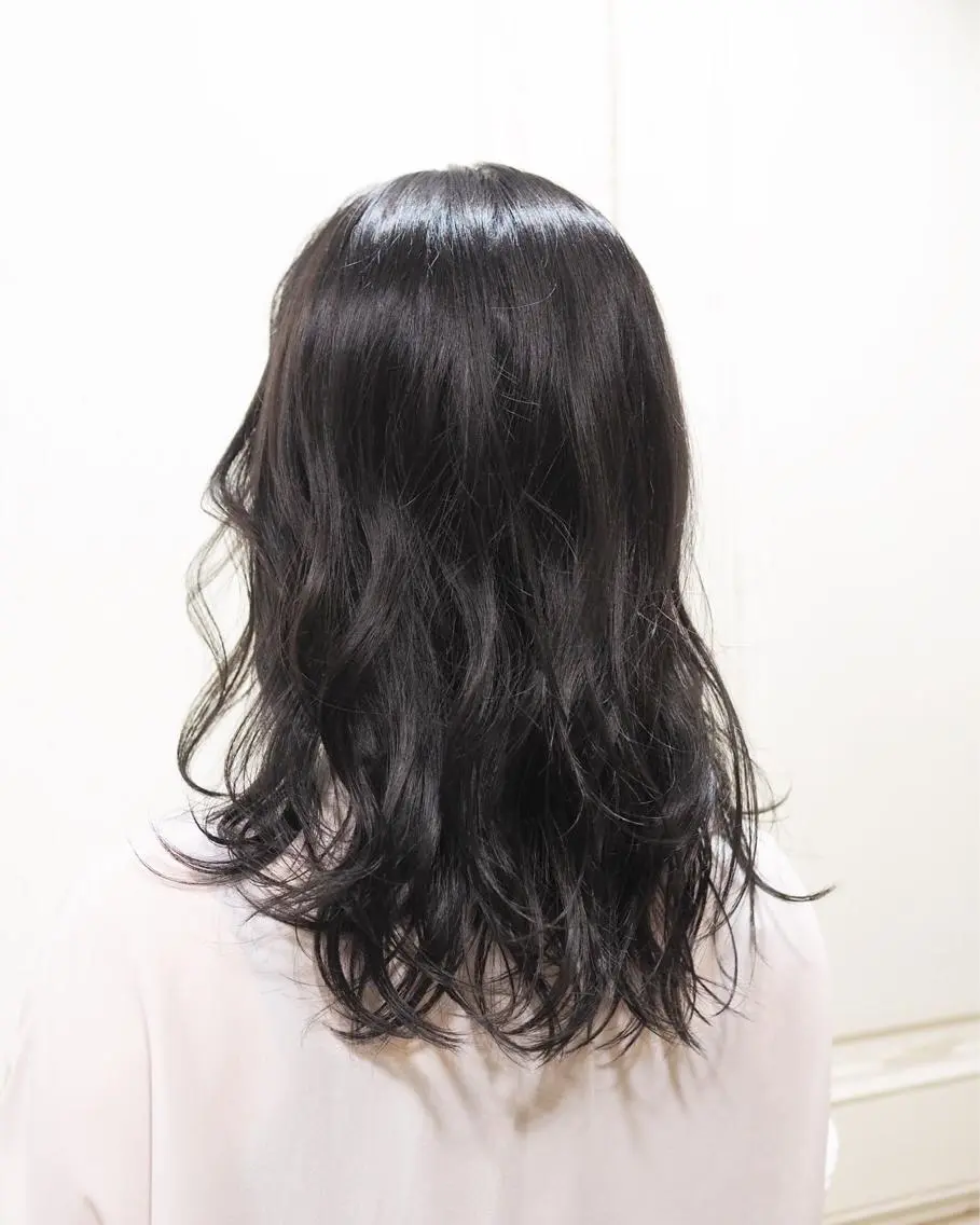 カラー カット ヘアカラー トリートメント 難波 茜のヘアスタイル