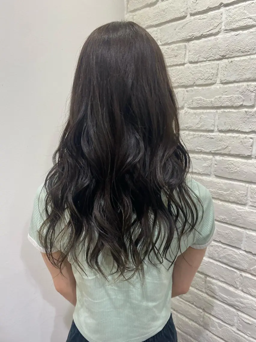 セミロング カラー ヘアアレンジ キッズ ネイル マツエク・マツパ アイブロウ merc.🌿✨ いとうりかのヘアスタイル