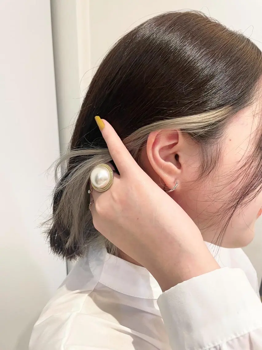 ロング 🤎アンブレラカラー 髪質改善 丸尾】のヘアスタイル