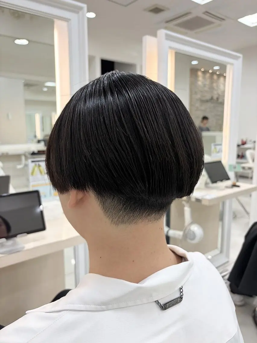 メンズ 縮毛矯正 トリートメント ✨圧倒的ツヤ髪✨ 縮毛矯正👑間宮👑のヘアスタイル