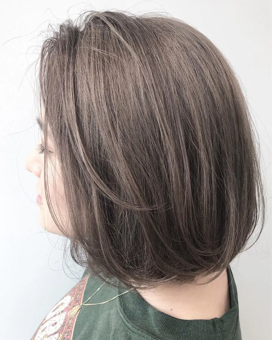 ミディアム カラー ヘアアレンジ 透明感カラー ハイライトカラー ハイライト 【公式】amble luxe池袋東口🩷のヘアスタイル