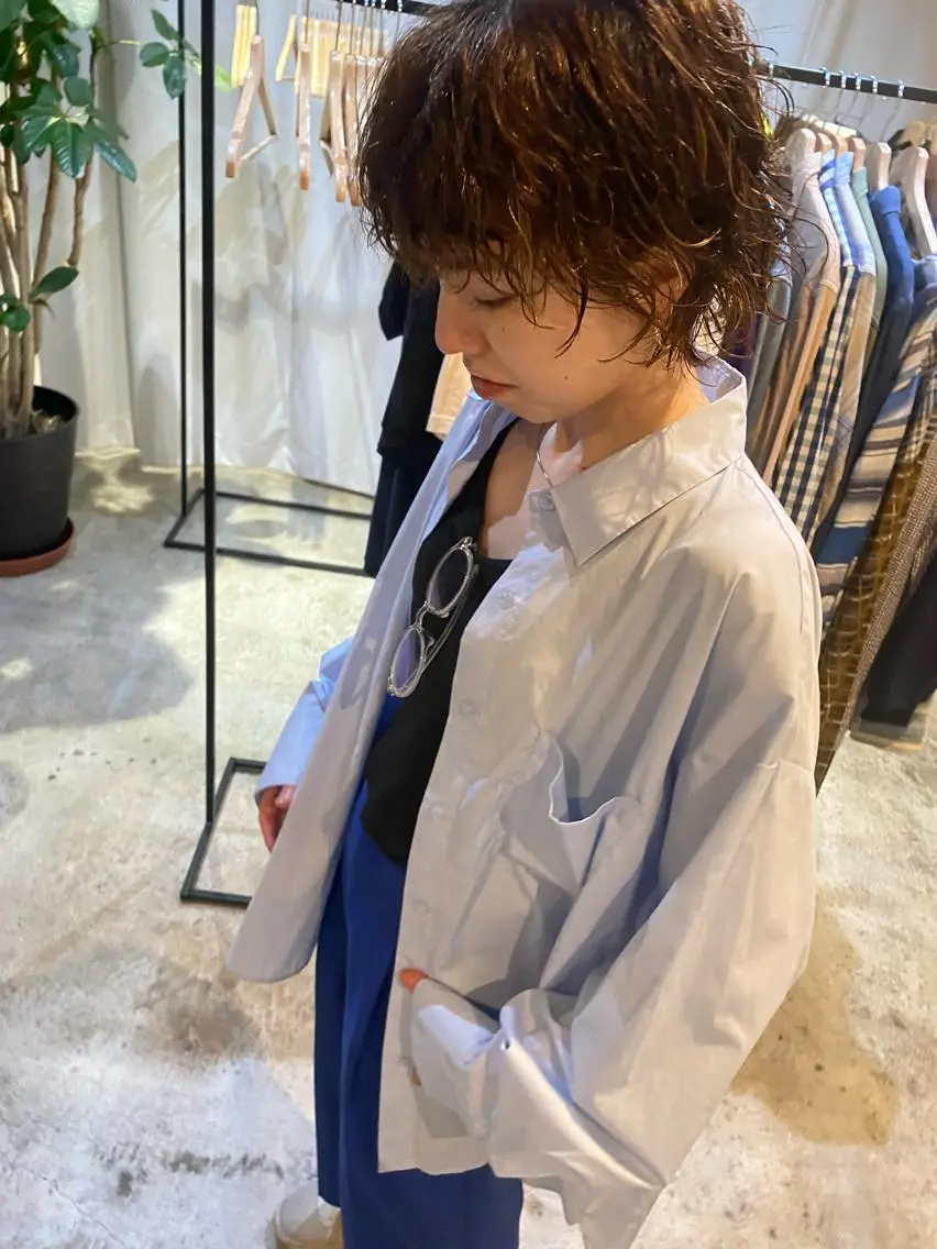 ショート カラー パーマ カット パーマ トリートメント Hayashi Shioriのヘアスタイル