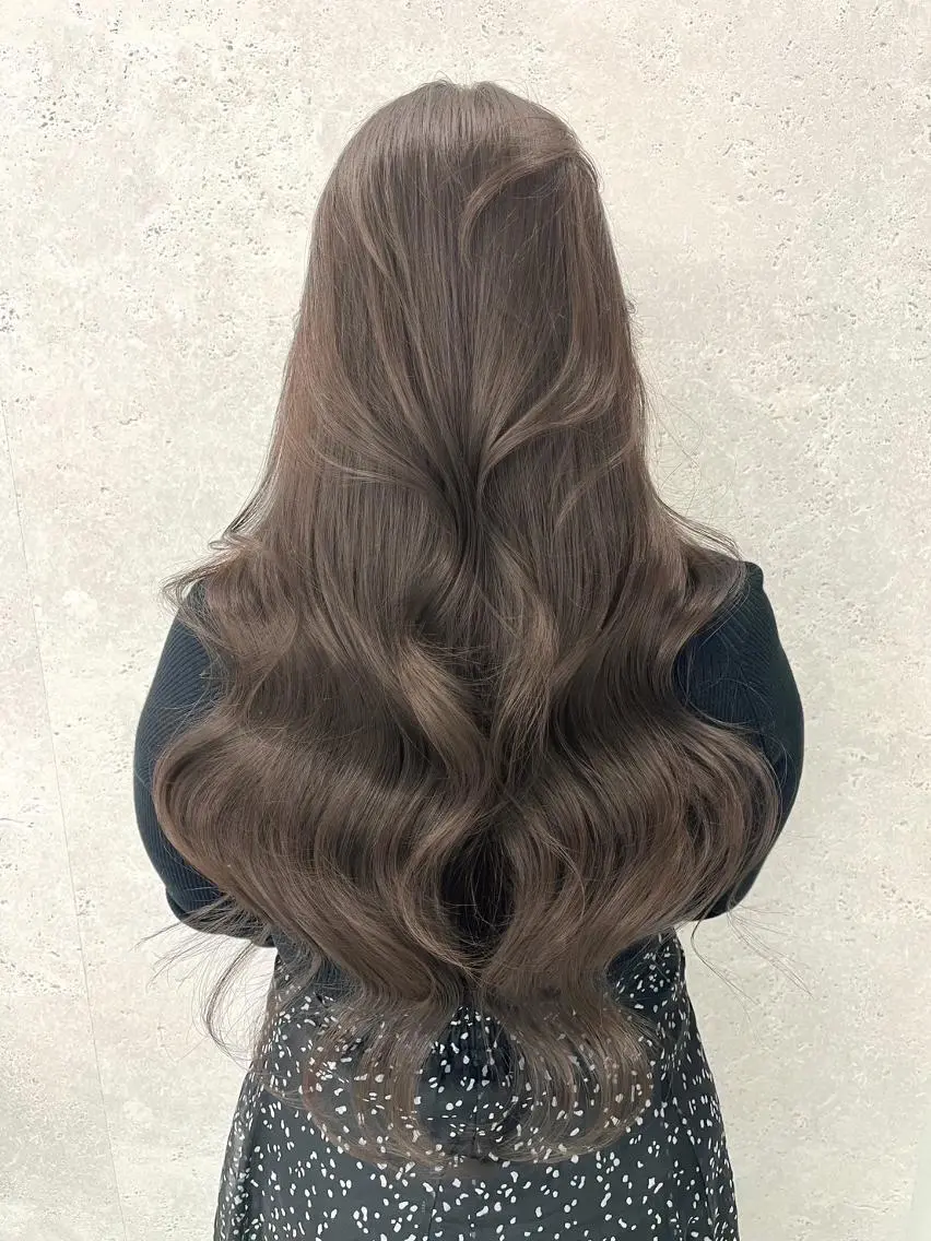 ロング カラー 🤍韓国ヘア特化 🤍力丸🤍のヘアスタイル