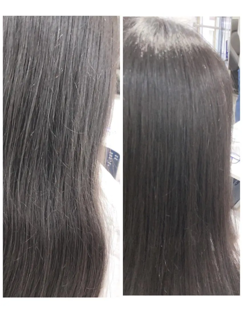 ロング laera 佐藤のヘアスタイル