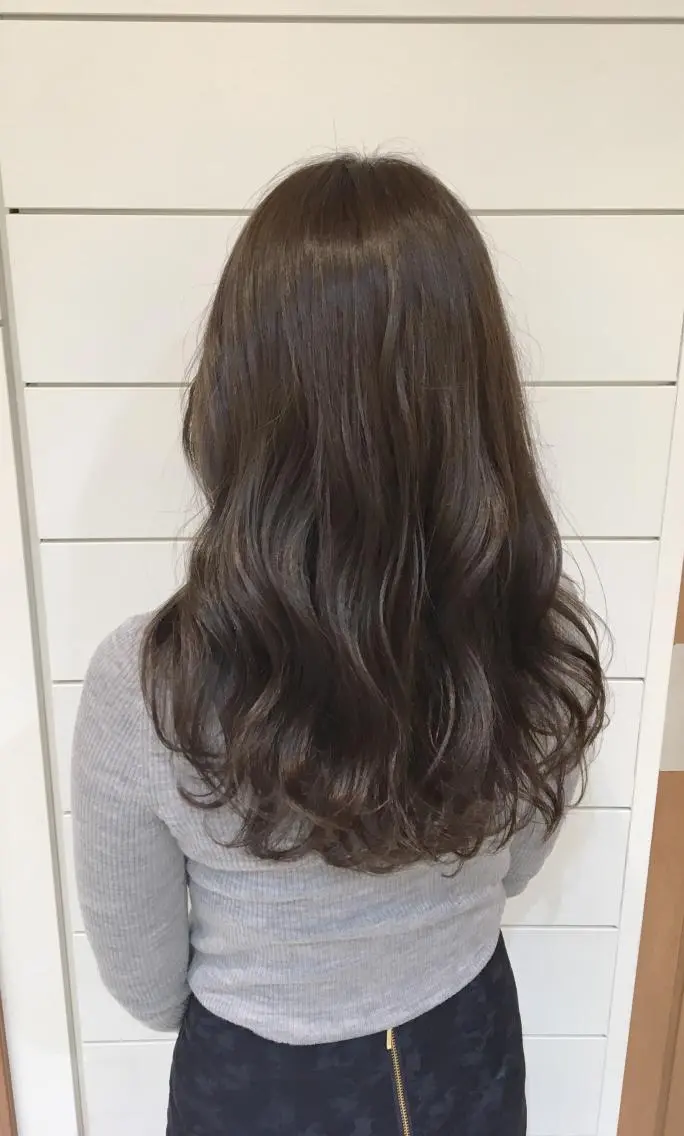 ロング カラー アッシュ ミント 🍊新宿南口🍊 ERINAのヘアスタイル