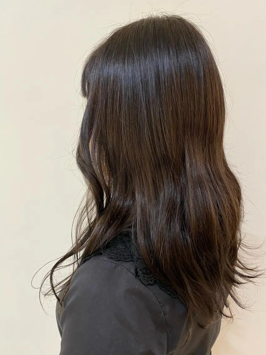 ロング 髪質改善/レイヤー ハッシュカットひなたのヘアスタイル