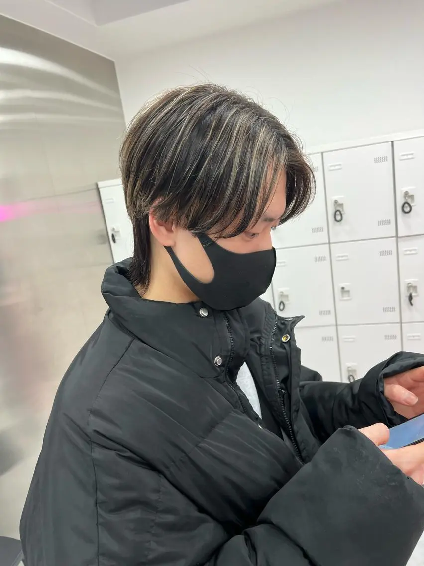 カラー メンズ men's特化 値段以上の仕上がりにのヘアスタイル