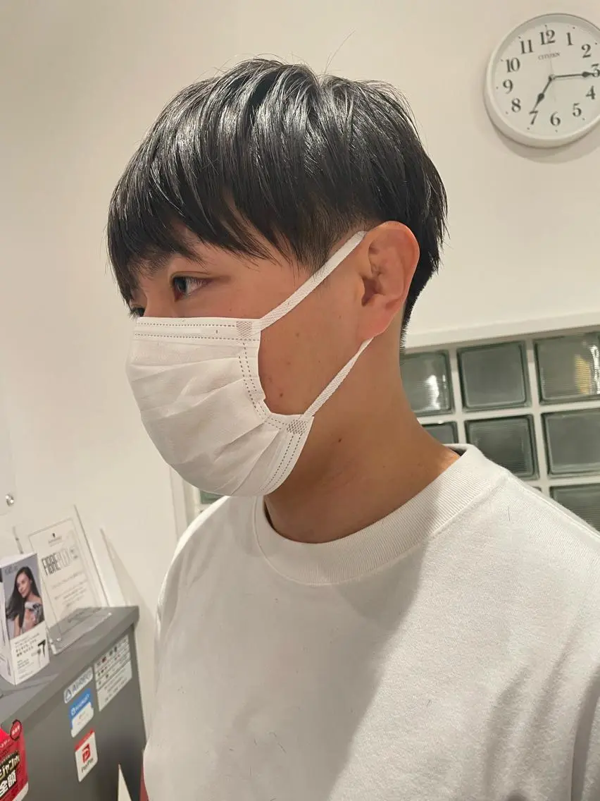 ショート メンズ カット 京都美容師 塩のヘアスタイル