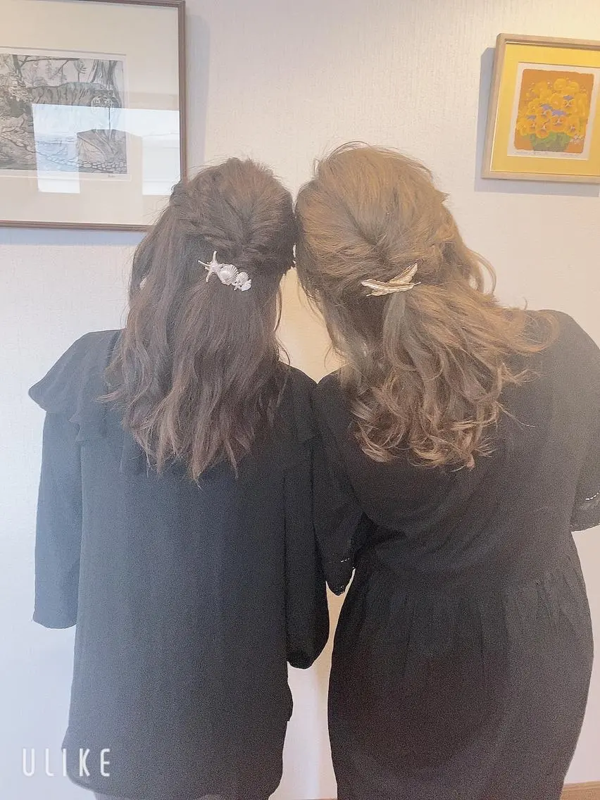 ロング ヘアアレンジ ブリーチ🐰インナー ♡ハイライト♡綾🐰のヘアスタイル