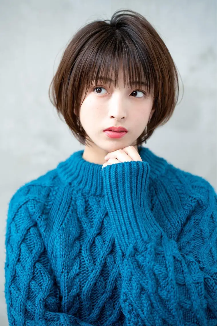 ショート カラー カット ヘアカラー トリートメント 🉐レイヤー/塩見 弘樹🉐渋谷のヘアスタイル