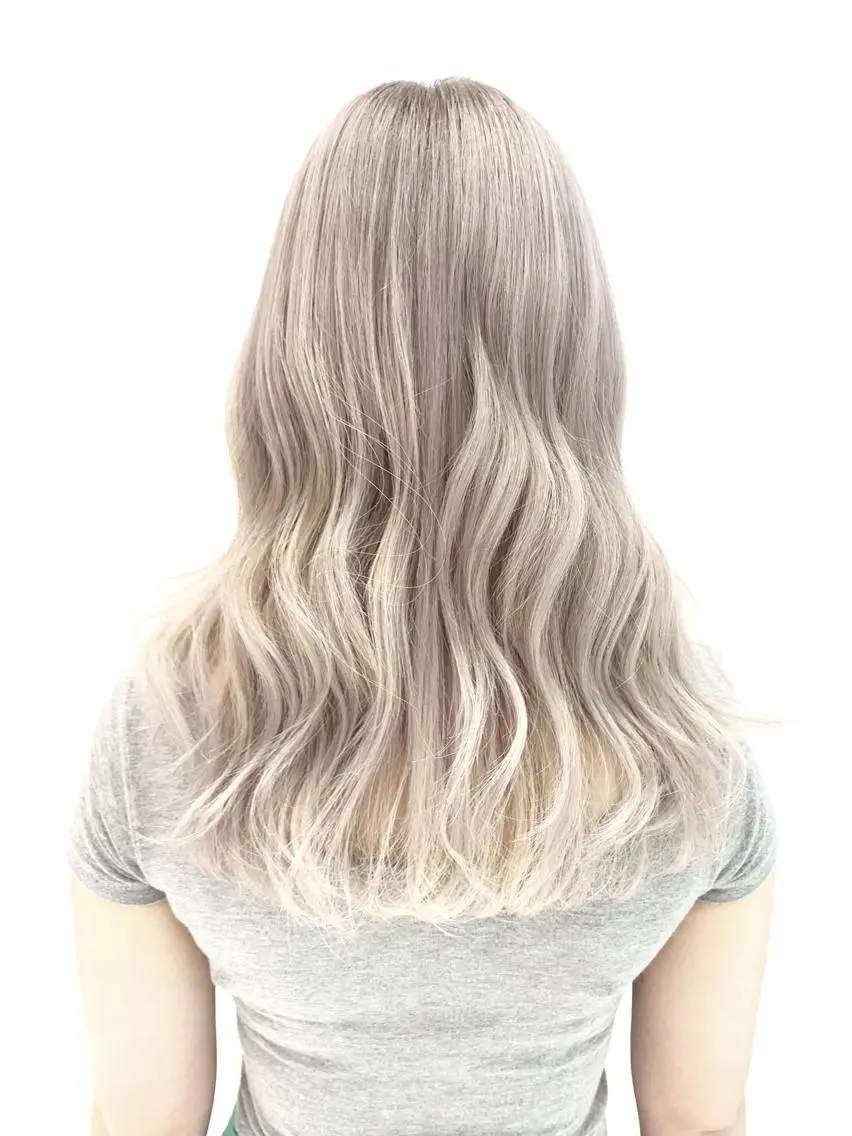 ミディアム カラー カット ヘアカラー トリートメント レイヤー/ブリーチ HIKARU ♡のヘアスタイル