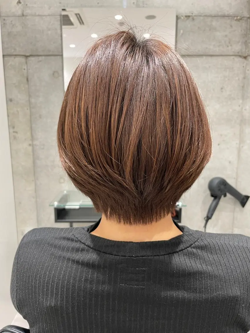 ショート ドライ カット✂️髪質改善のヘアスタイル