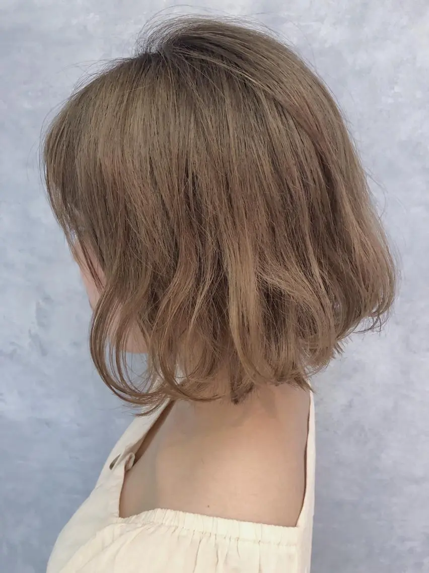 ミディアム カラー ヘアカラー トリートメント 五月女 隼人のヘアスタイル