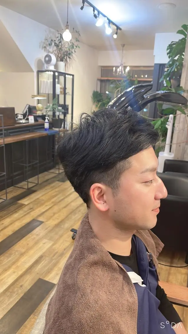 メンズ ひばりヶ丘美容室 カット石井里佳のヘアスタイル