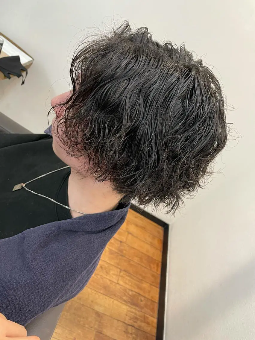 パーマ メンズ カット パーマ 🌸髪質改善🌸 Shuhei🗝♠のヘアスタイル