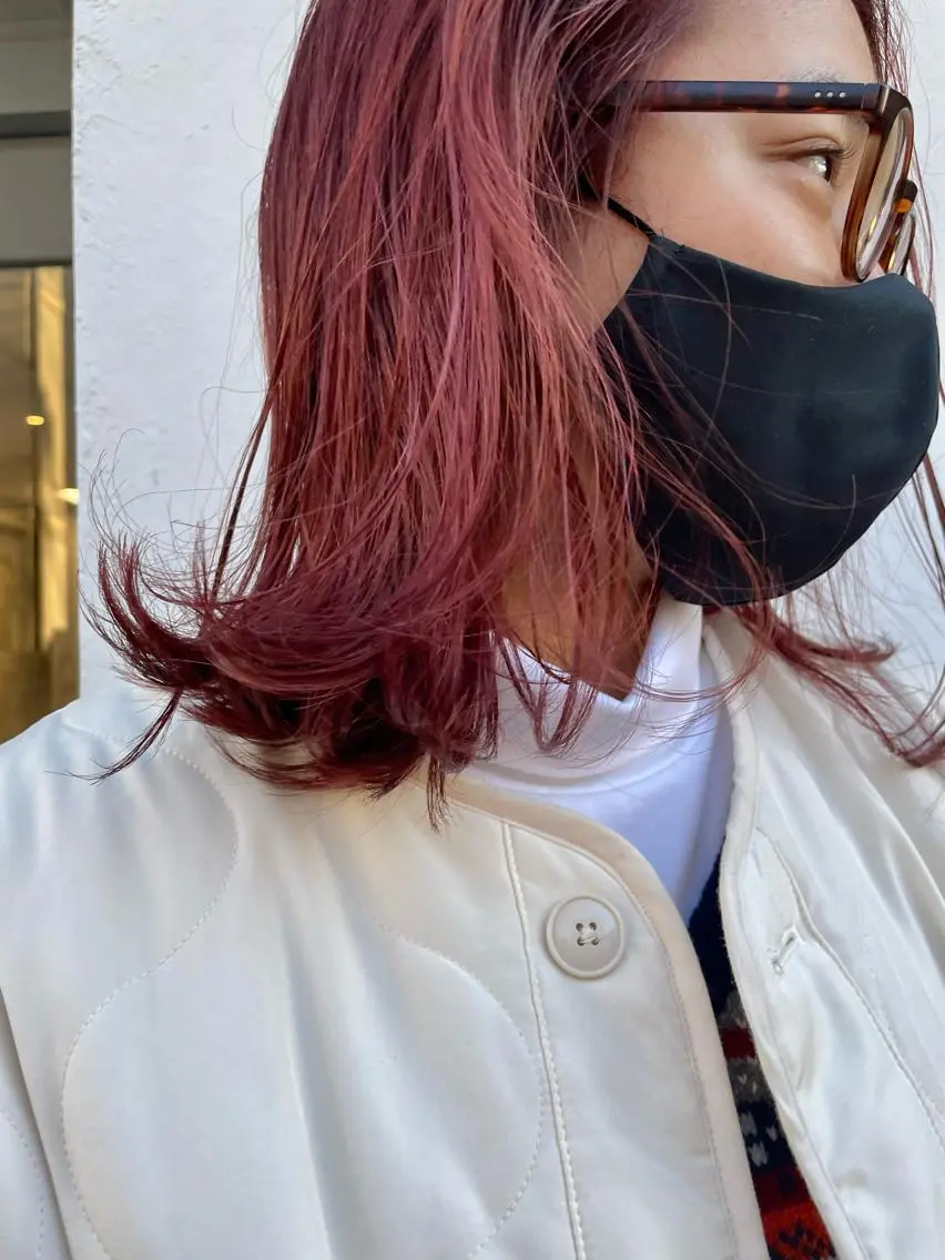 ミディアム カラー ヘアカラー KYOKA .のヘアスタイル