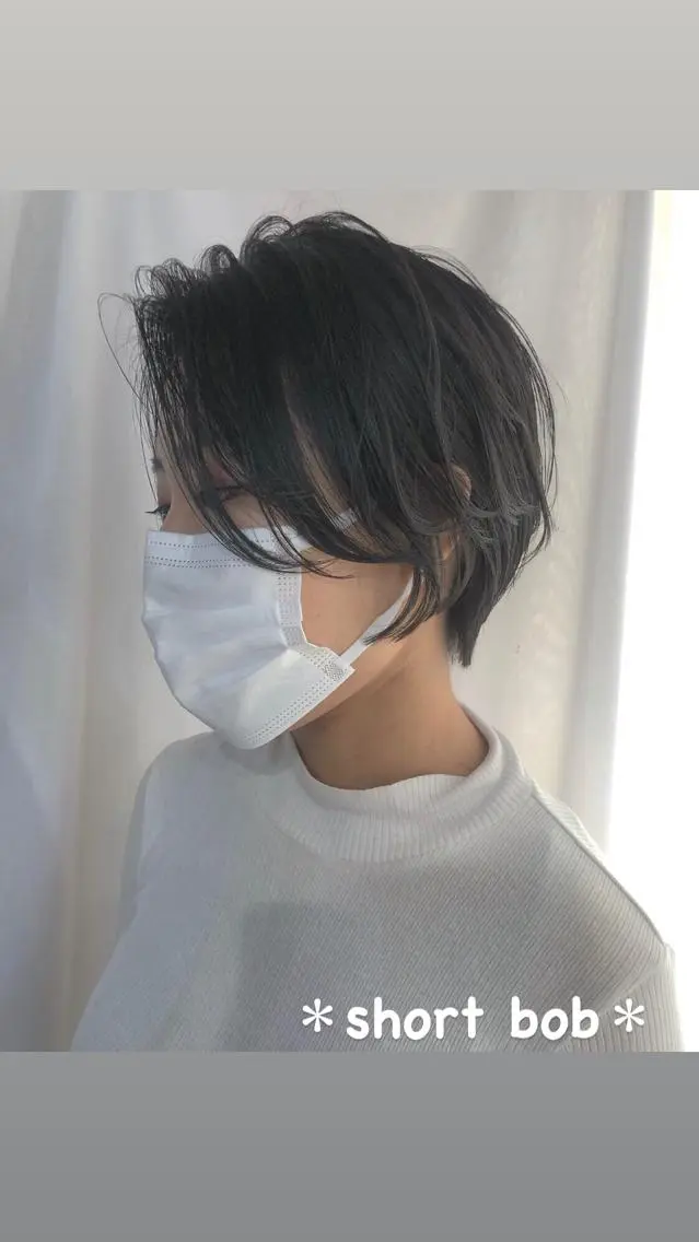 ショート カラー ハンサムショート ダークグレー ダークグレージュ グレージュ ショートヘア kazuki icon.のヘアスタイル