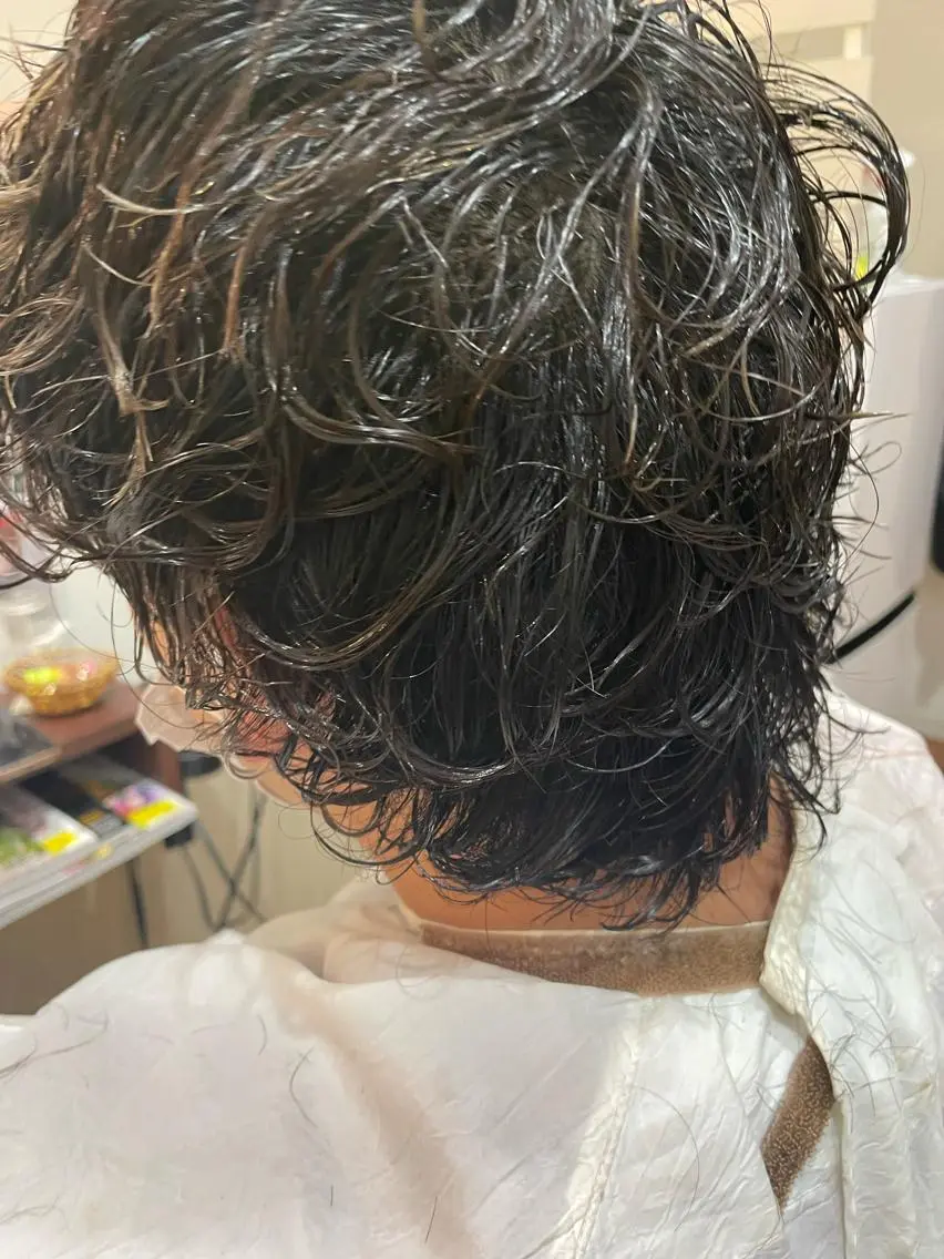 パーマ メンズ 浅香山✨美髪✨ やまもとあきこのヘアスタイル