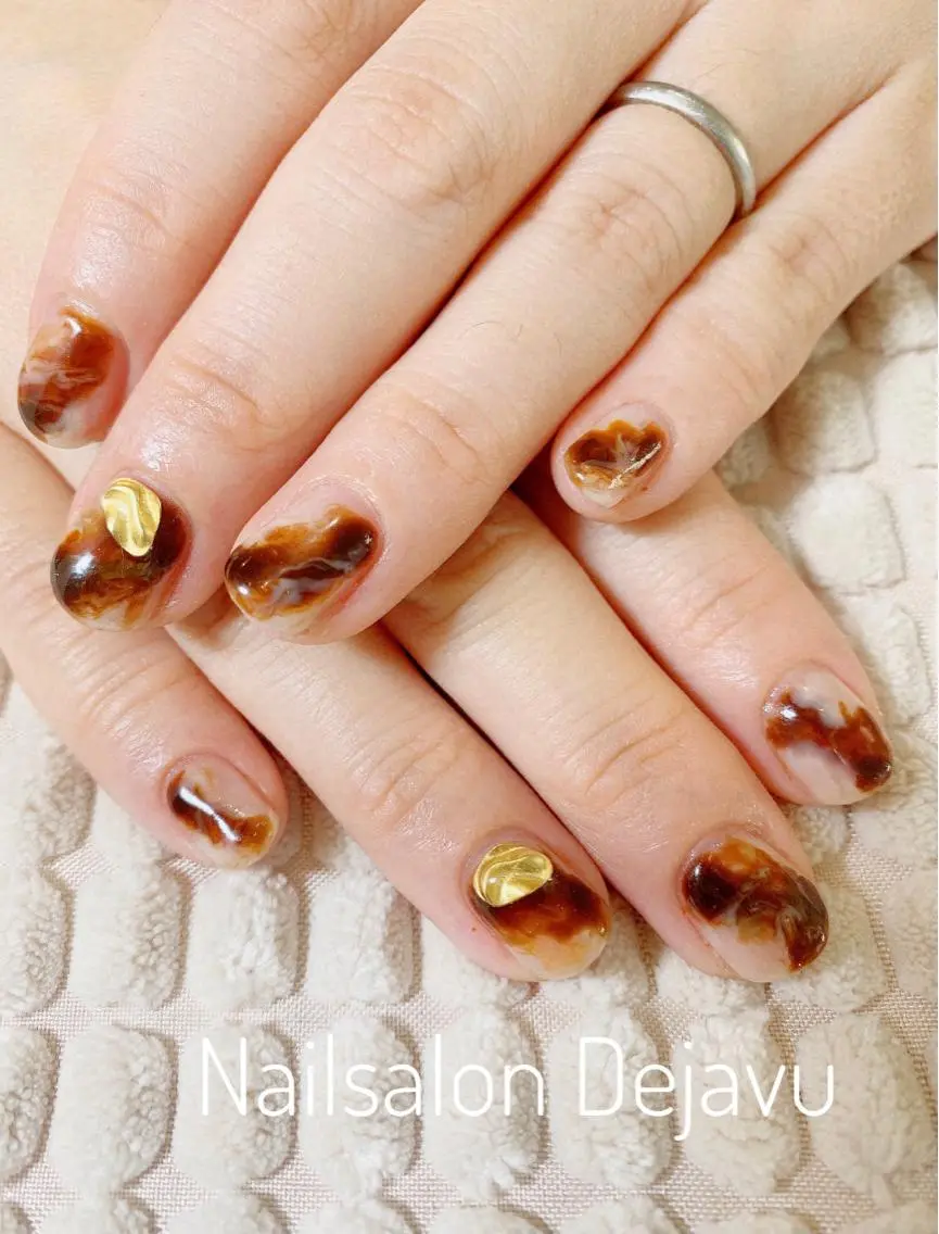 ネイル アートネイル クリアネイル ニュアンスネイル Nail salon Dejavu 🌿のネイルデザイン