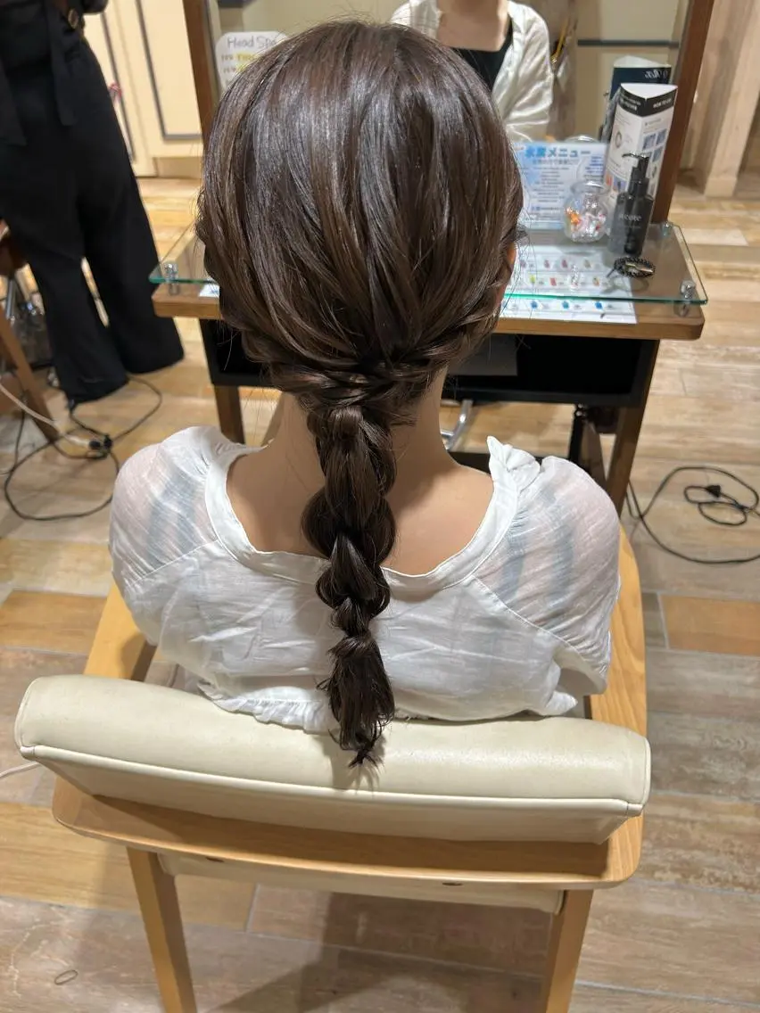 ヘアアレンジ ヘアセット 須藤 向日葵のヘアスタイル