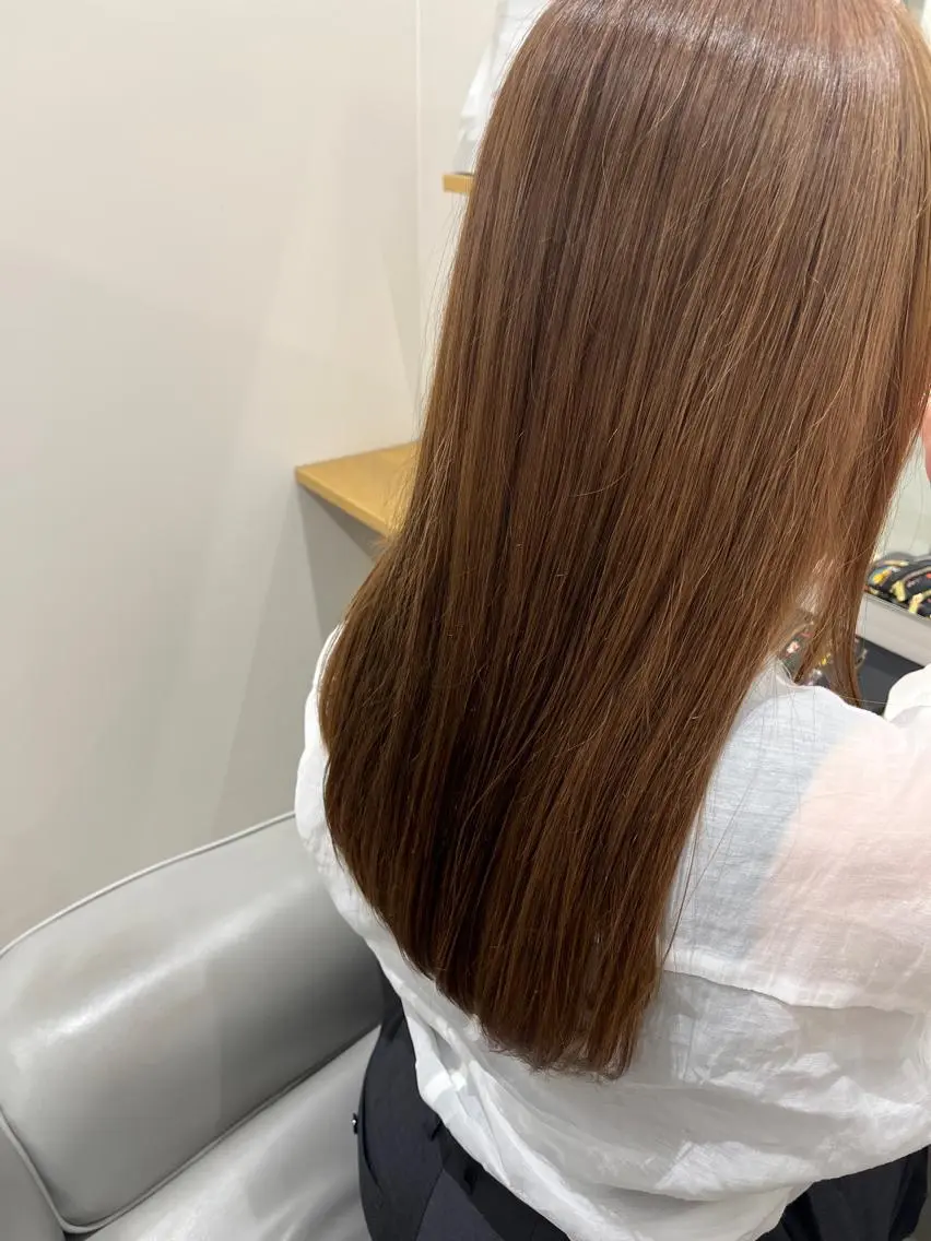 ロング カラー ヘアカラー トリートメント 韓国好き🇰🇷 美容師MIKUのヘアスタイル