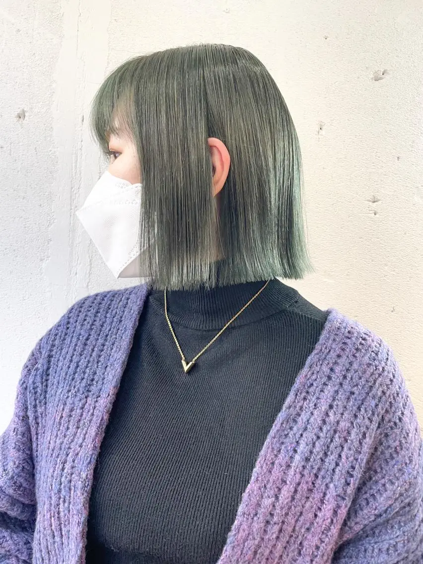 ショート ヘアカラー ショート✨ボブ✨代表 新田見美仁のヘアスタイル
