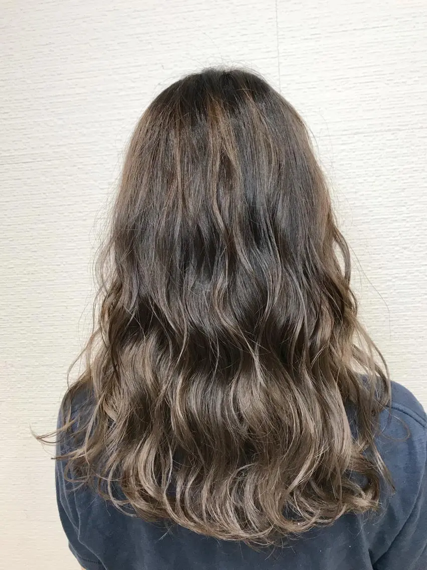 セミロング カラー 【メンズ縮毛矯正】 田中秀斗のヘアスタイル