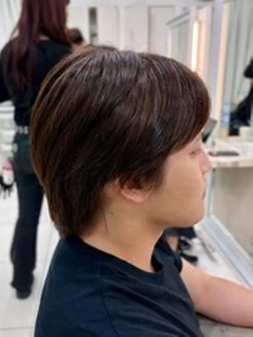 メンズ カット 縮毛矯正 再現性重視 👑店長👑間宮👑のヘアスタイル
