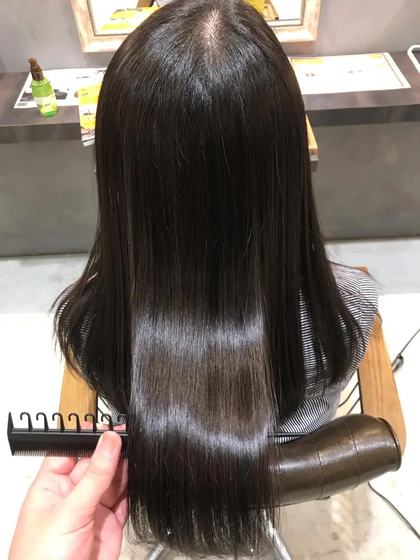 ロング 髪質改善 トリートメント トリートメント 湯浅  隆のヘアスタイル