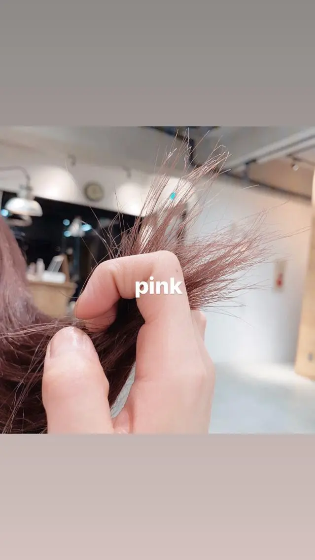 ミディアム カラー ダブルカラー minatsu 東京の技術を京都でのヘアスタイル