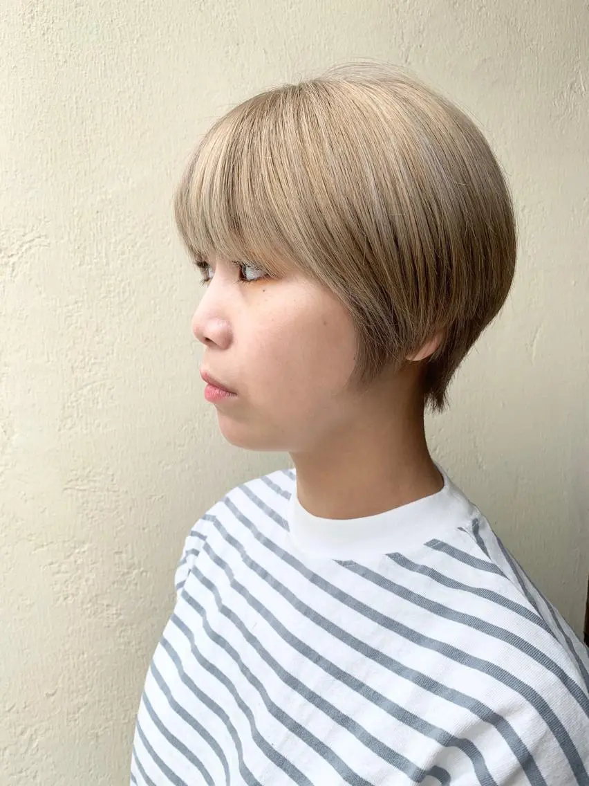 ショート カラー カット ヘアカラー 清光 泰之のヘアスタイル