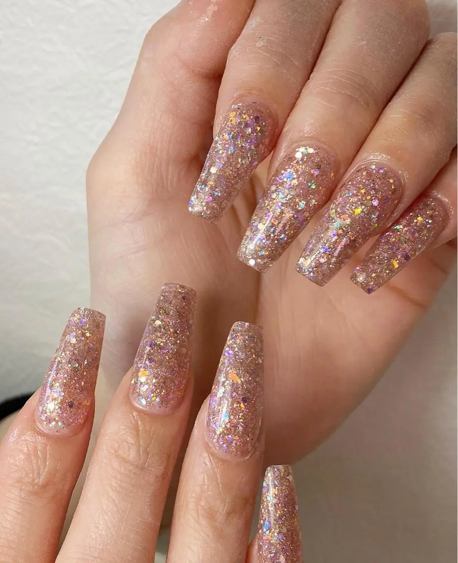 ネイル ロングネイル ピンク スカルプネイル 春ネイル スクエアネイル ハンドネイル ✾ NailRoom Latina🌻💓のネイルデザイン