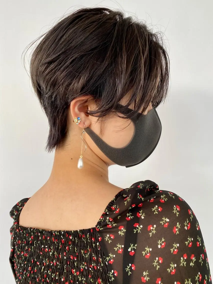 ショート カラー KOOKI スティードトーキョーのヘアスタイル