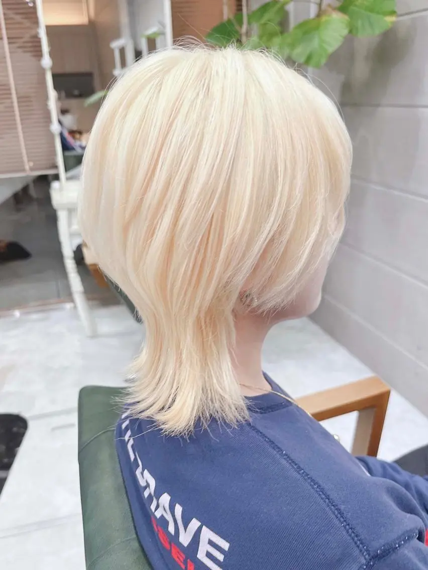 メンズ カラー 🐺原宿/ハイトーン /ブリーチカラー🐺のヘアスタイル