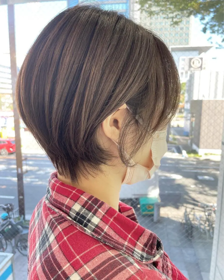 ショート カラー アッシュ ベージュカラー 透明感カラー 外国人風カラー 髪質改善 カット ヘアカラー トリートメント 河合秀明/ショート /ボブ/レイヤーのヘアスタイル