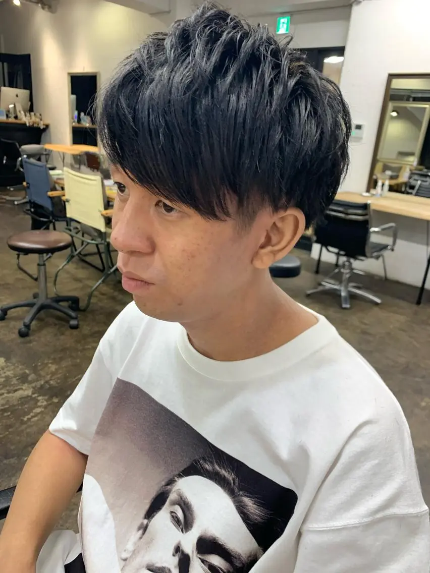 メンズ メンズパーマ メンズ特化ryoのヘアスタイル