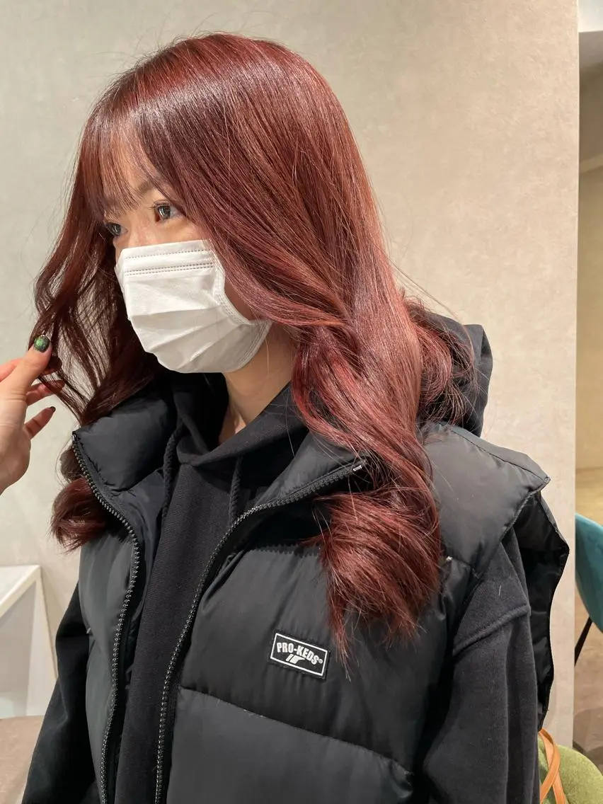 ロング カラー ブリーチ ブリーチなしカラー ヘアカラー ナチュラル透明感🌱 小山美樹子のヘアスタイル