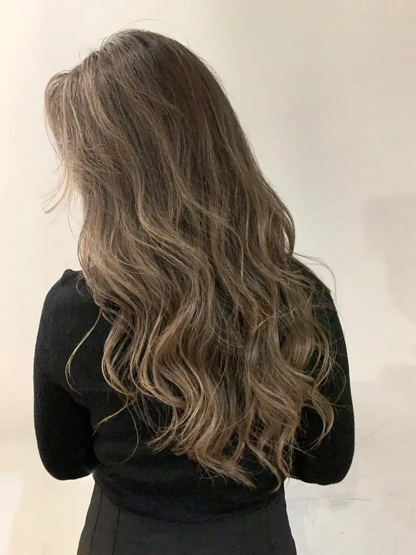 ロング カラー ハイライトカラー 外国人風カラー ハイライト 【店長】外国人風 メンズヘア尾上雄輝のヘアスタイル