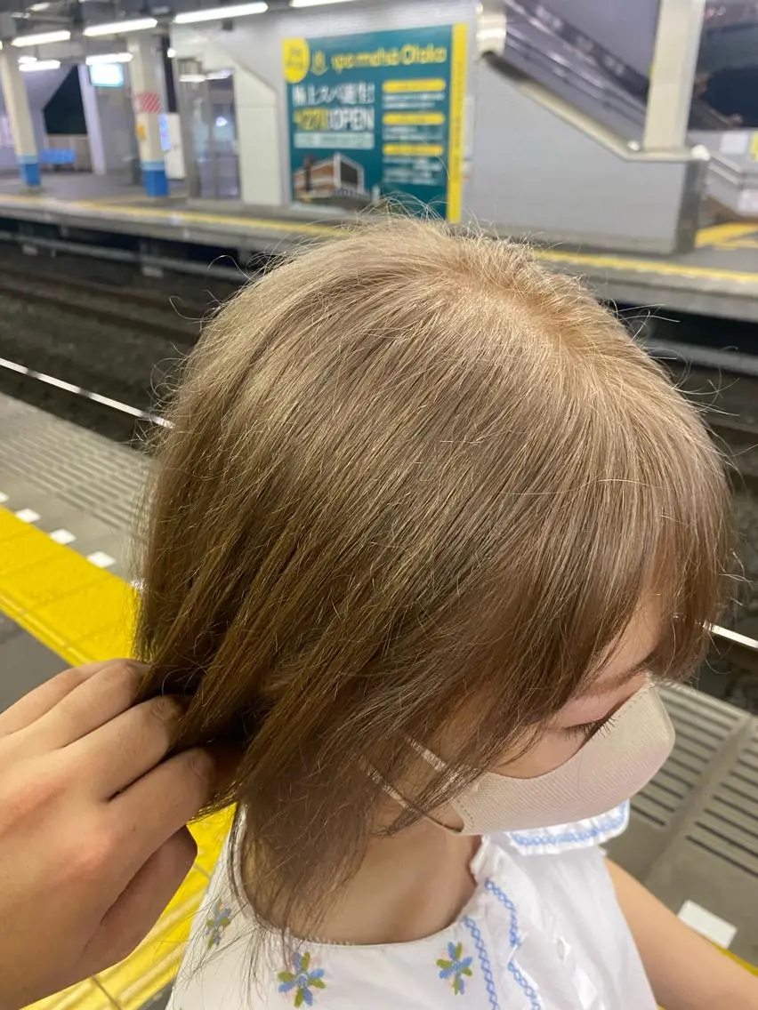 ミディアム カラー anhelo髪質改善 メテオ髪質改善名駅のヘアスタイル
