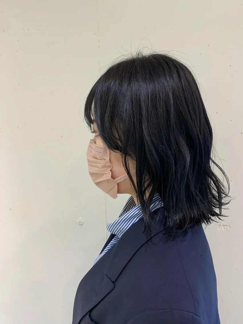 ミディアム カラー 💖クボ モモ💖のヘアスタイル