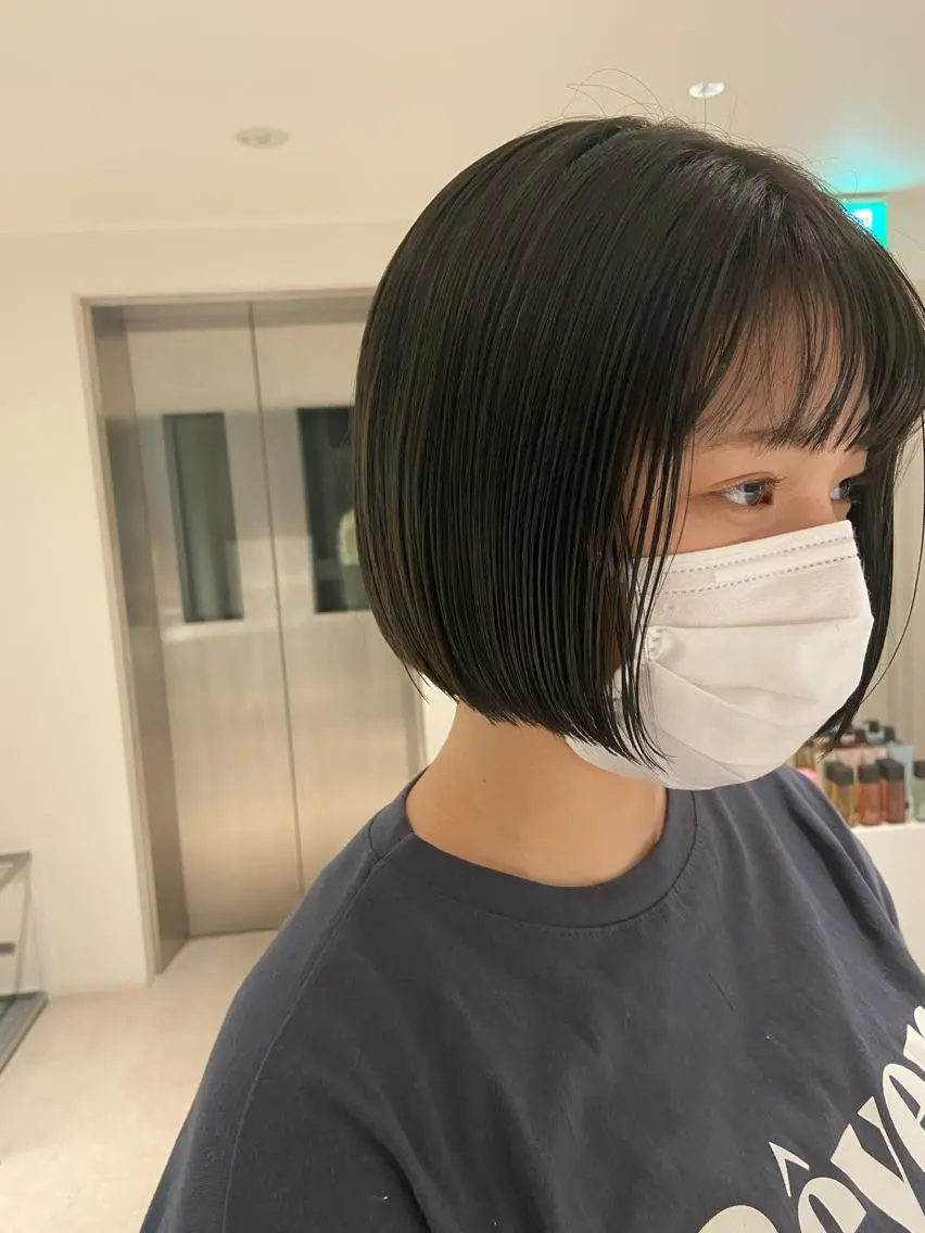 ショート カラー ブリーチ 透明感カラー ハイトーンカラー ブリーチなしカラー ボブ 似合わせcut 🔥yutakaのヘアスタイル