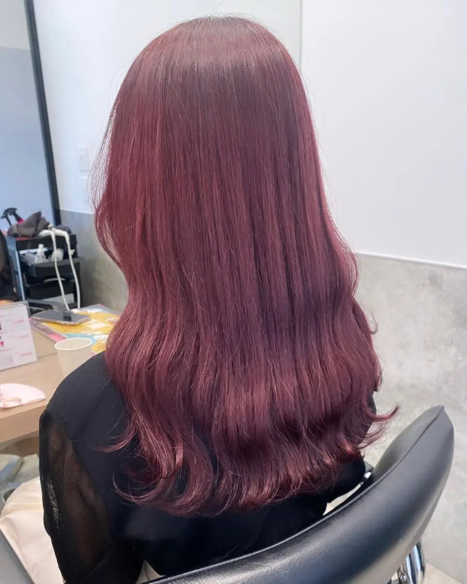 ロング カラー カット ヘアカラー トリートメント 💗ガーリーヘア🎀 saki💗のヘアスタイル