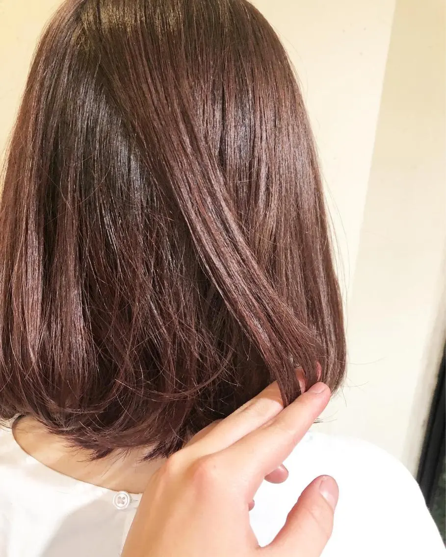 ミディアム カラー ヘアアレンジ ベージュカラー ピンクカラー ピンクベージュ ヘアカラー トリートメント メンズ特化✂️栗原 侑也のヘアスタイル