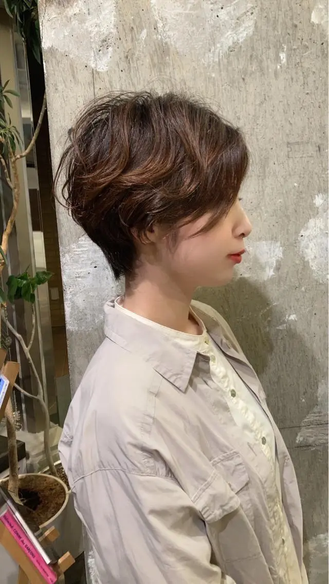 ショート パーマ 木村【似合わせ ショート/ボブ】のヘアスタイル